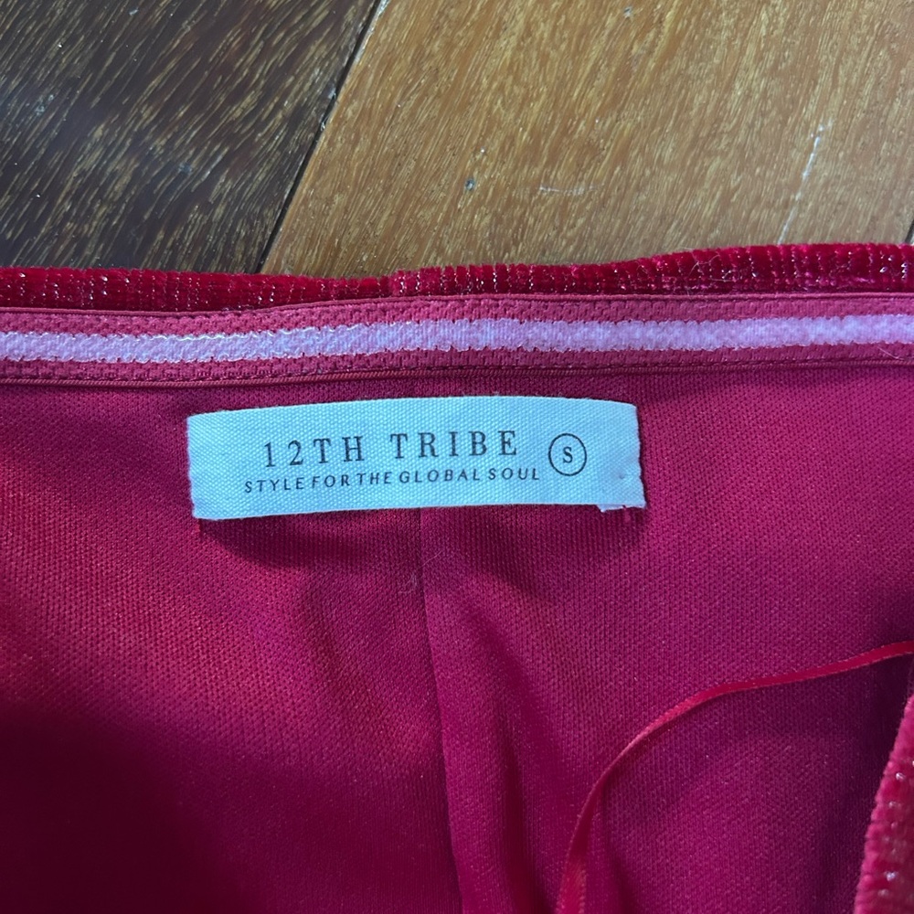 12th Tribe Vibrant Red Apparel - Picture 3 of 10